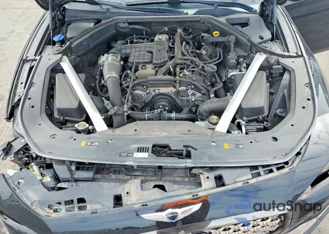 2019 Genesis G70 Prestige z USA, uszkodzony, nr VIN KMTG34LE8KU015590